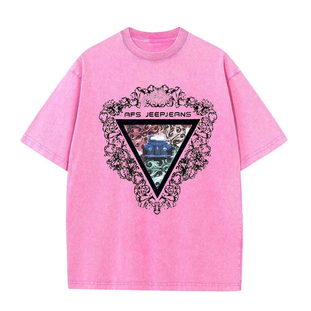 100% bavlna 230 g/m² seprané staré řemeslo oversized tričko velké velikosti s výstřihem do O Pánské triko cool trička ženy trička topy