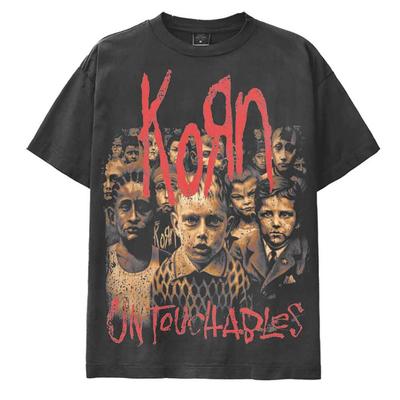 T-shirt Homme Korn Untouchables Couverture 2002 X Noir