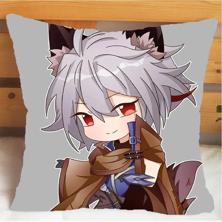 Arena of Valor Honor of Kings Bai Li Xuan Ce Pillow and Pillowcase Cushion Cover Double Sided Print Plush Throw Pillows 40x40cm