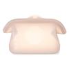 KAI Silicone Storage Bag, Wide Opening, 1000ml, Versatile for Cooking and Storage, Beige Gray, DH6316