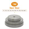 1 styck cylindriskt kugghjul 1M-71/72/73/74/75/76/77/78/79/80T SC45# Kolstålmaterial Kugghjul för transmissionsdelar