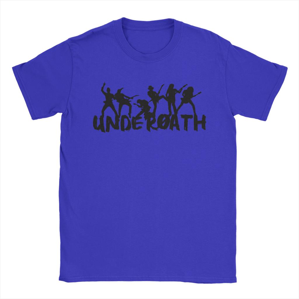 Crazy Underoath Band T-Shirt Men O Neck Pure Cotton T Shirt  Short Sleeve Tee Shirt Gift Idea Clothing