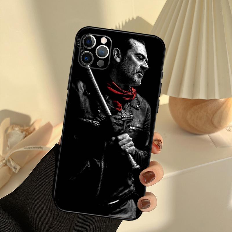 The Walking Dead Negan Phone Case For iPhone 16 14 13 12 11 15 17 Pro Max 13 Mini 15 16 Plus 16e 17 Air Cover Funda
