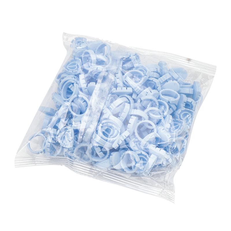 50-Pack Eyelash Glue Ring Blooming Cups for Tattooing & Beauty