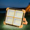 Super Bright Solar Handheld Spotlight - High Power Rechargeable LED Lantern for Outdoor Camping Garden - IP67 Waterproof