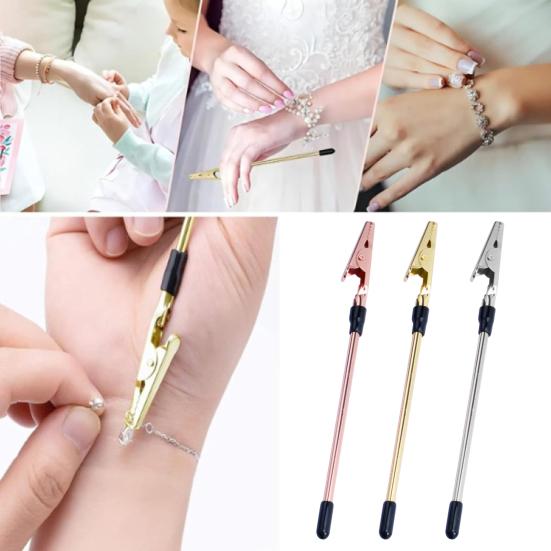 3 Bracelet Chain Fastener Helper Clip Pcs Bracelet Necklaces Assistance Tool