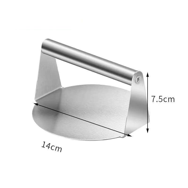 Stainless Steel Burger Press 5.5Inch Burger Smasher Nonstick Burger Maker BBQ Steak Cooking Tool Hamburger Press Kitchen Tool