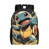 S-Squirtles Backpack for Women Men College School Student Bookbag Fits 15 Inch Laptop Cartoon Bags