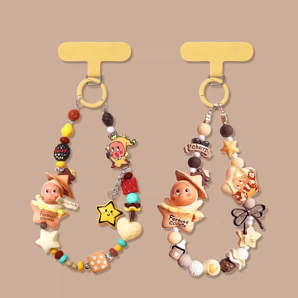 High-definition star pendant chain heavy industry pendant chain dopamine explosion mobile phone pendant beaded color bag ccd