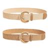Braided Waist Belt Woven Braided Belt for Wrap Dress Night Club Straw Belt for Party Dancing Beach