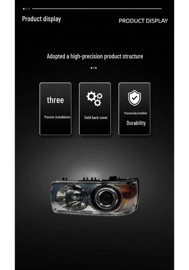 Compatible Headlight Lenses for DAF XF/CF 1743691/1743690.