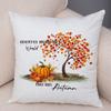 Happy Harvest Season Pillowcase Double Print Fall In The Air Cushion Cover Soft Plush I Love Autumn Pillowcase for Sofa Home Car