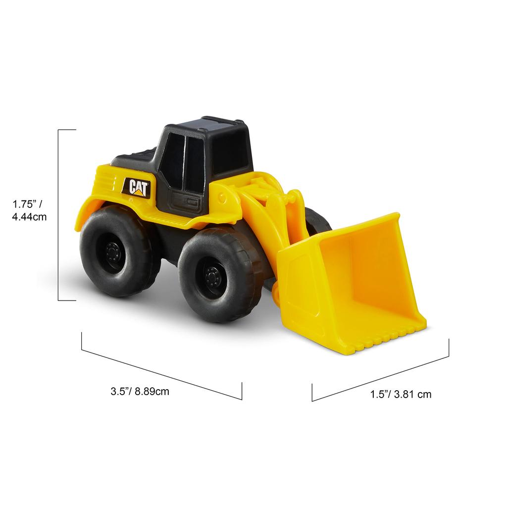 CatToysOfficial - CAT Little Machines 5 Piece Construction Toy Vehicle Playset for Ages 3 and Up - Dump Truck, Wheel Loader, Bulldozer, Backhoe,