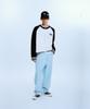 Akaibeuboldeu 939 Raglan Knit Zip-Up (Black)