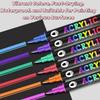 48 Colors Acrylic Paint Markers,Dual Tip Dual Color Drawing Marker Pen for for Adult Art,Rock Painting,Ceramic,Wood,Plastic,Calligraphy