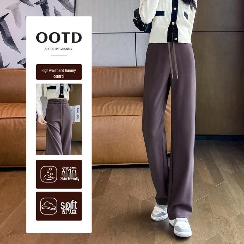HSTYLE Women's Casual Straight-Leg Trousers