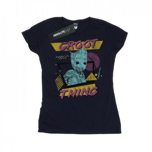 

Marvel Womens/Ladies Guardians Of The Galaxy Vol. 2 Groot Thing Cotton T-Shirt білий