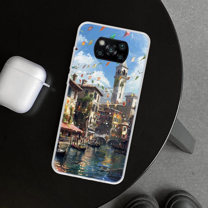 Italy Flag Phone Case Cover for Xiaomi Poco X6 X5 X7 Pro F7 Ultra Redmi 15C 15 13C 13 12C 12 10C 10 10A 9C 9A 9T 9 Coque Poco X6