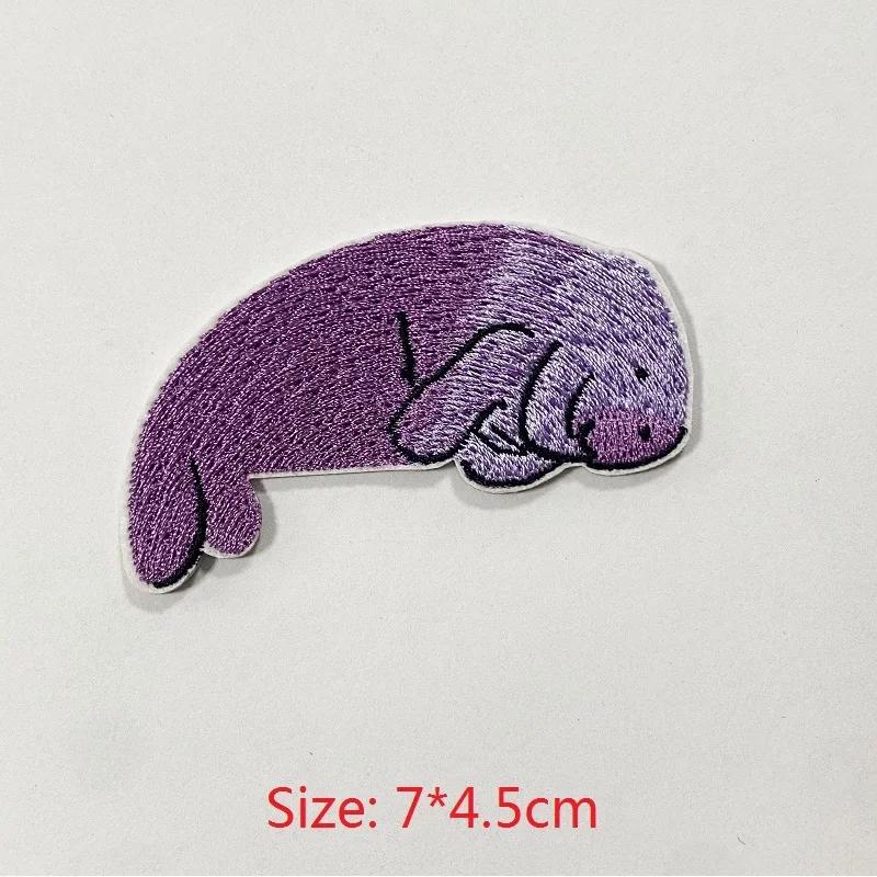 Langlebige Eisen-Bestickte Aufnäher für Kleidung Rucksäcke Schuhe mit Tier Hai Schildkröte Katze Hund Applikation Aufkleber Streifen Design