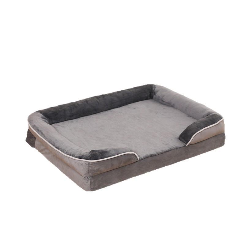 Waterproof, Wear-Resistant Dog & Cat Bed: Medium/Large Massage Sponge Sofa, Stain-Resistant Kennel.