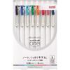 Penna a sfera gel Mitsubishi Pencil Uniball One 0.38 Set 8 colori UMNS388C