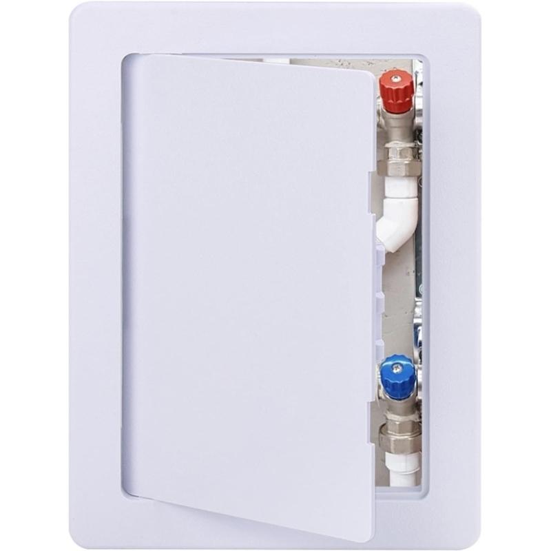 Removable Access Panel Cover For 120x120mm Opening Featuring Detachable Door And Side Mechanism Perfect For Electrical And Plumbing Maintenance