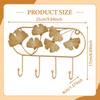 Wall Hook Wall Mount Multipurpose Ornament Leaf Design Easy to Install Decorative for Balcony Dorm Garden Bathroom Kitchen