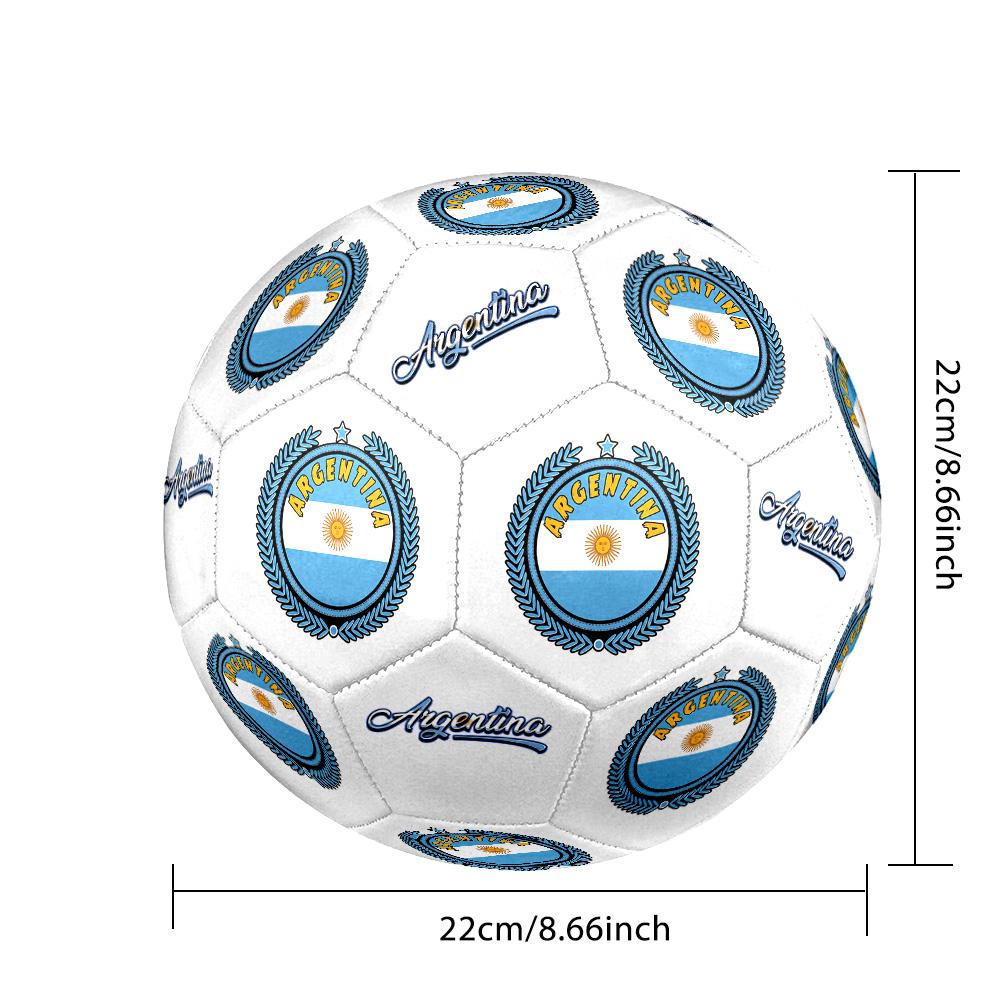 Soccer Ball Argentina Size 5 Soccer Football Machine Sewn Indoor/Outdoor Training and Matches Perfect Commemorative Gift for Soccer Lovers