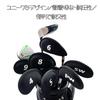 WIOOYIUU Iron Set of Magnetic Golf Club Covers for Iron Head Soft Numbered Easy Storage Covers, Golf, 10, Protection, Material, Clubs, Lightweight,
