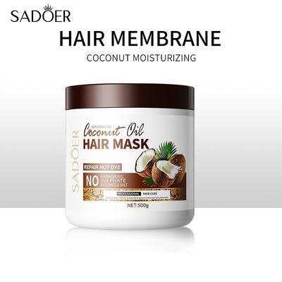 Haarspülung Kokosnuss Feuchtigkeitsspendende Haarmaske Frisur Verbessert Frizz und Reparaturen