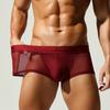 Seobean Herren atmungsaktive Low-Waist Mesh Boxershorts