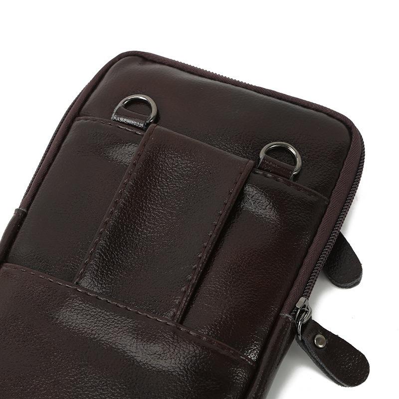 New Shoulder Bag Multifunctional Men's Mobile Phone Bag Wear Belt Sports Oblique Span Lanyard Waist Bag