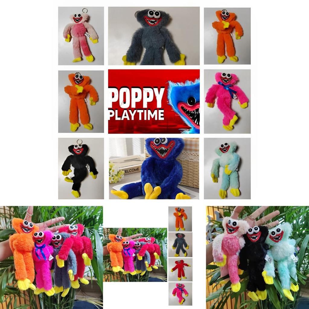 Poppy Playtime Huggy Wuggy Plush Toy Keychain Soft And Versatile Decoration For Your Bag Car And Home