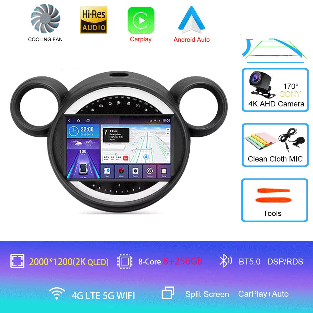 Android 14 Car Radio For BMW Mini 2010 - 2016 Multimedia Video Player Navigation Stereo GPS No 2din 2 Din Dvd