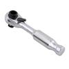 2 in 1 Bit Socket Mini Ratchet Handle 72 Tooth Precision Gear System Ergonomic Grip 6.35mm Chrome Vanadium Steel Tool