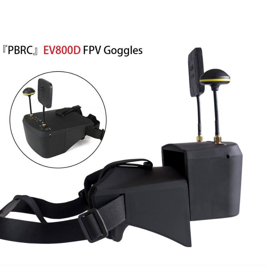 Varifocal 5.8G 40CH Diversity FPV Goggles with HD DVR 5 Inch 800*480 Video Headset - Goggles Only EV800D for FPV Drone RC Cars