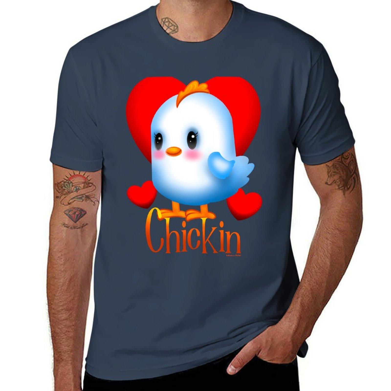 Chickin Tshirt Casual Holiday Short Sleeve Tee S