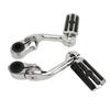 2Pcs Motorcycle Highway Foot Peg Chrome Adjustable Durable Comfortable Highway Foot Peg Pedal for Davidson