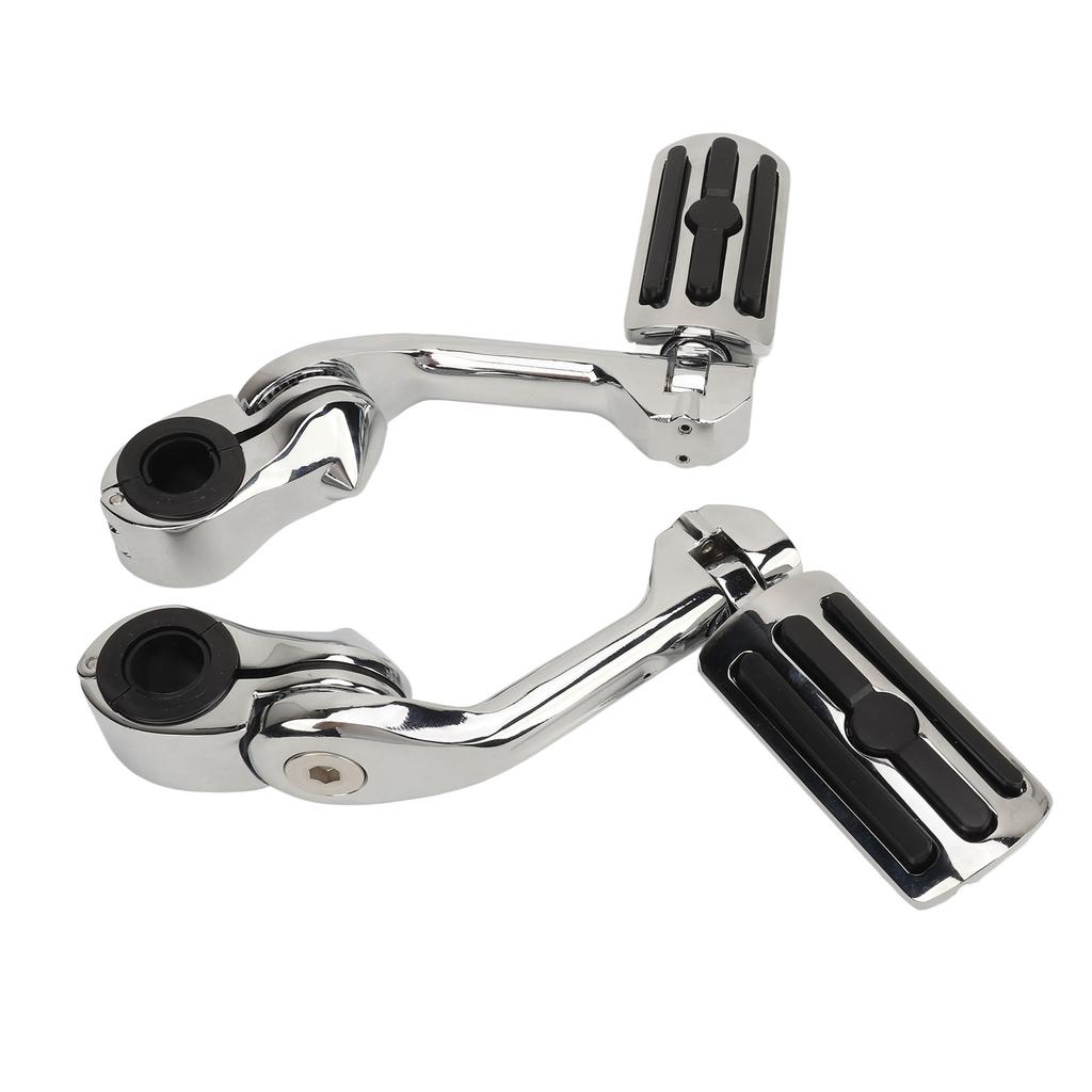 2Pcs Motorcycle Highway Foot Peg Chrome Adjustable Durable Comfortable Highway Foot Peg Pedal for Davidson