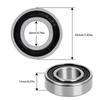 SHGO-Deep Groove Ball Bearing 6004-2RS 20X42x12 Mm, Ball Bearings, Double Protective Set