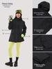 Women's Mid-Length Windproof Waterproof Shell Jacket - Autumn/Winter Outdoor Exploration, Waist-Cinched, Plus Velvet, Single-Layer.