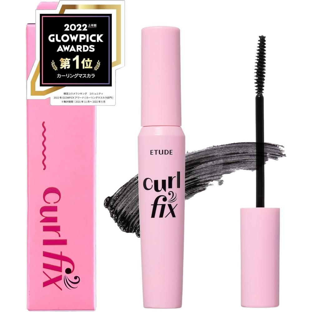Etude [official Etude] Curl Fix Mascara Black Mascara Waterproof Black Curl Keep Single Item Black