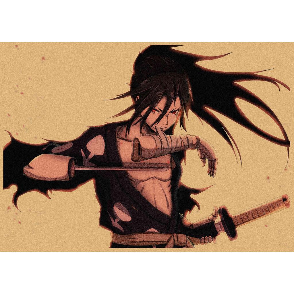 Retro Dororo Anime Poster - Vintage Kraft Paper Wall Art