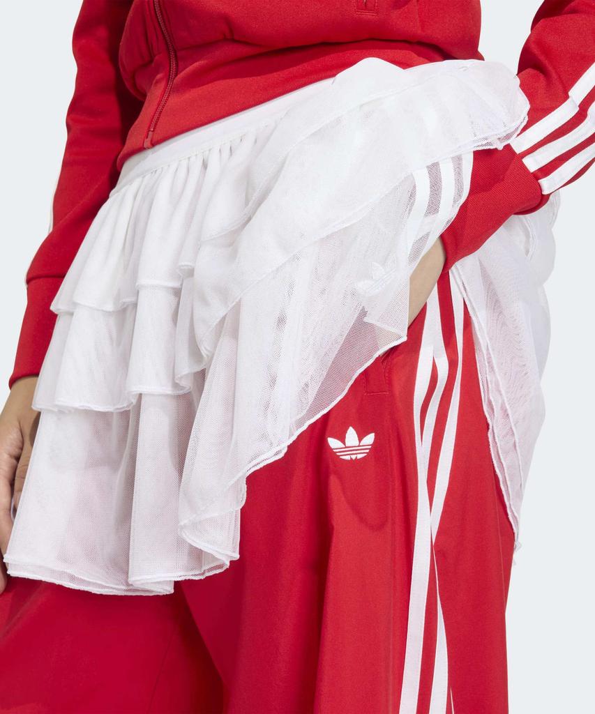 ADIDAS Lace Adilenium Firebird Track Pants - Red / Ks1430