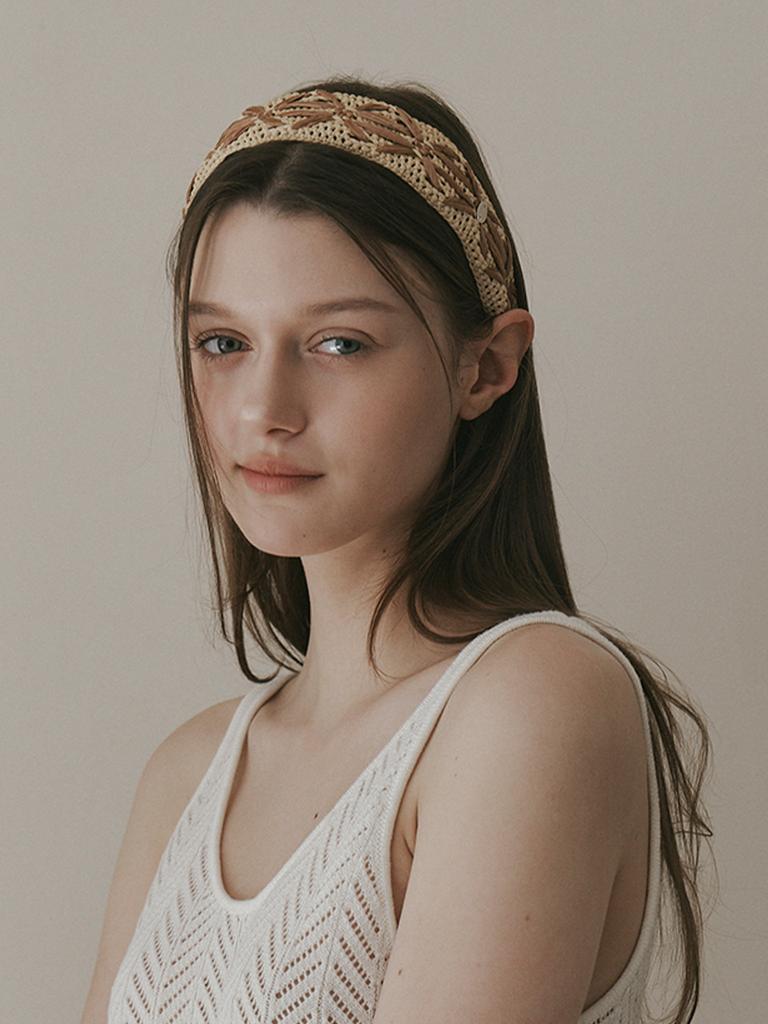 Meleuhen Rattan Weaving Hair Band_4Color