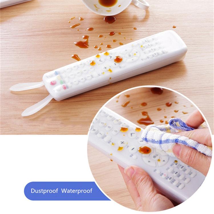 5 PCS Smart TV Box Remote Control Waterproof Dustproof Silicone Protective Cover, Size: 18.5*5*2.5cm
