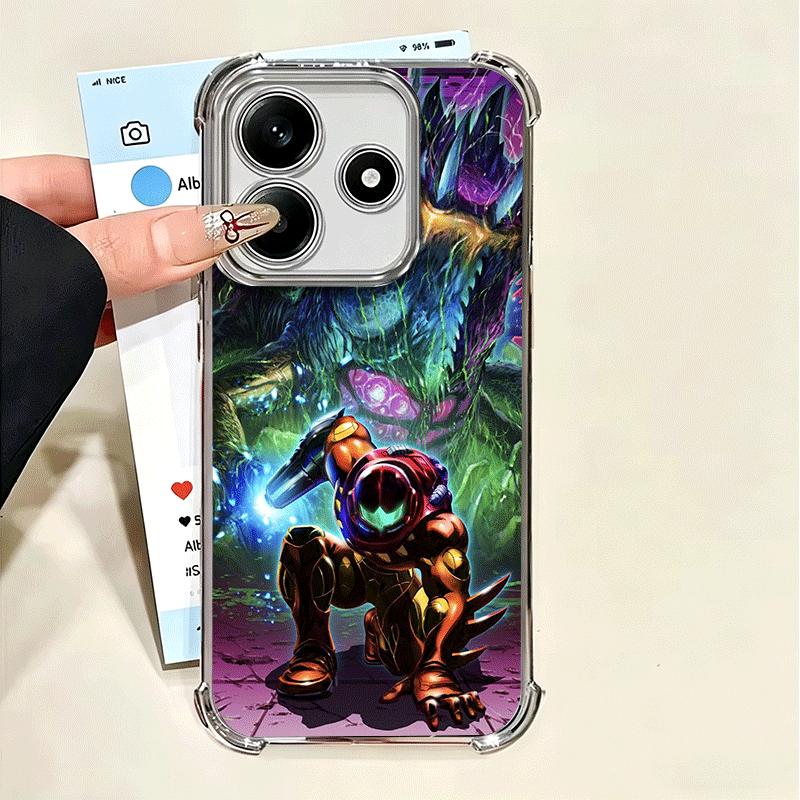 

M-Metroids Soft Phone Case For Xiaomi Poco X7 X8 Pro Max X6 X5 X3 F8 Ultra F7 M8 M7 M5S Redmi 15C 15A 15 14C 13C 12C 13 12 Xiaomi Poco F7 Pro
