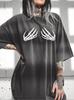 Hot Sale Skeleton Hand Halloween Graphic Print T-shirt Men Women Streetwear Harajuku Y2K Fashion Loose Casual Oversized Top Summer New Tee