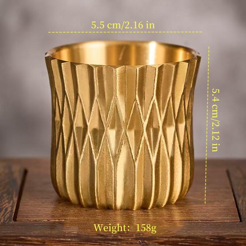 Pure Copper Bowl Mini Vodka Liqueur Cup,Spirits Chalice Cup Retro Wine Tea Whiskey Cups Buddhist Bowl Home's Gift Decorative