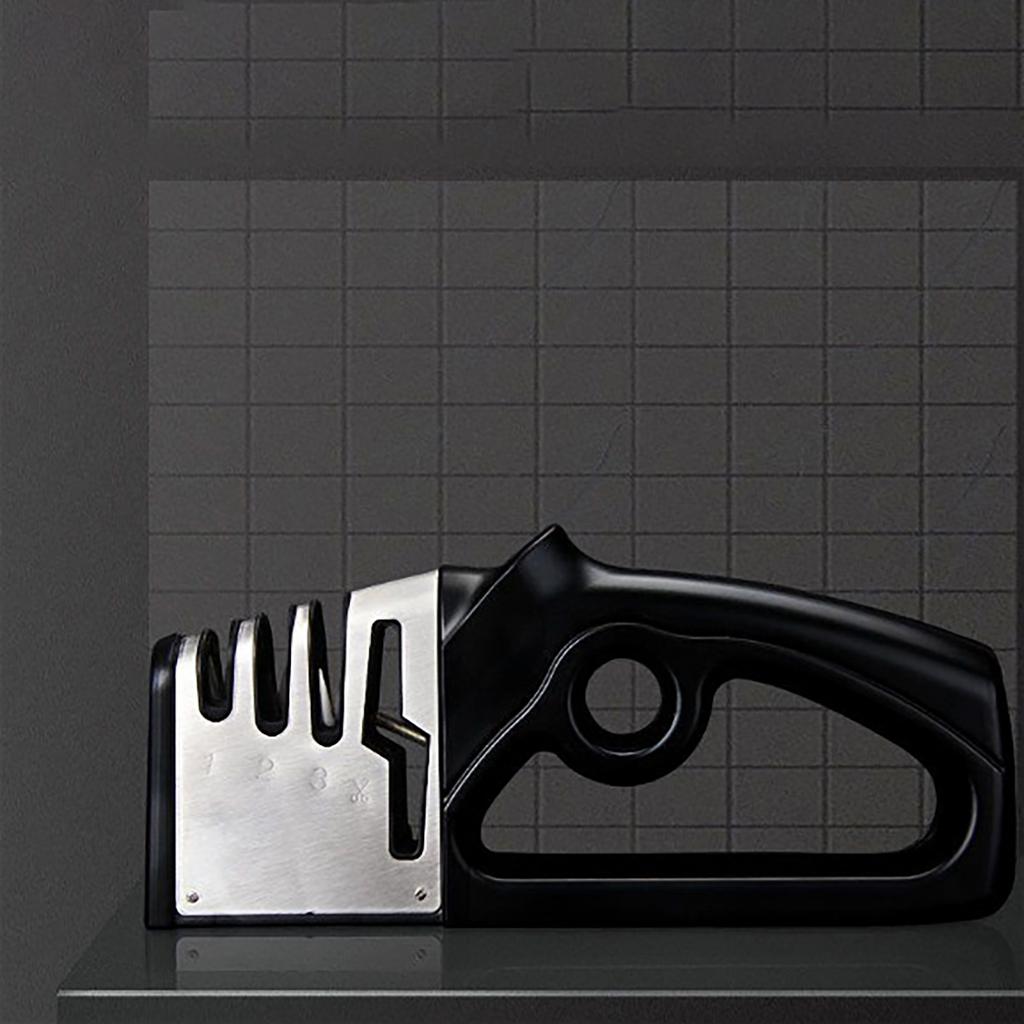 Four In One Quick Sharpener Handheld Multifunctional Knife Sharpening Tool Stainless Steel Blade Kitchenware